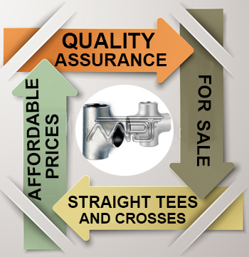 ANSI/ASME B16.9 Straight Tees and Crosses Exporter in India