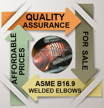 ANSI/ASME B16.9 Welded Elbows Exporter in India