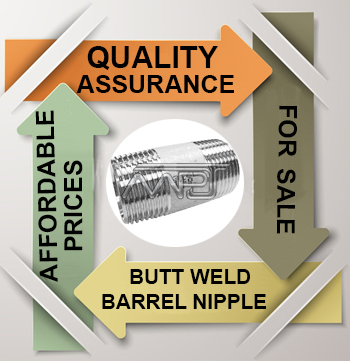 ANSI/ASME B16.9 Butt welding Barrel Nipple Exporter in India