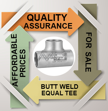 ASME B16.9 Butt weld Equal Tee Exporter in India