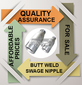 ANSI/ASME B16.9 Butt weld Swedge Nipple Exporter in India