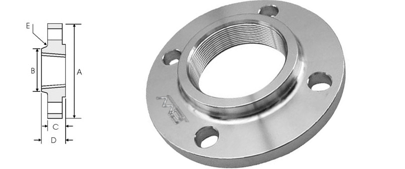 BS4504 Threaded Flange Manufacturer in India