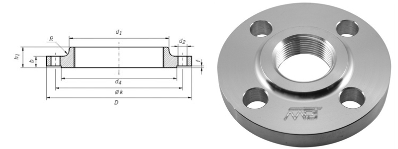 UNI Threaded Flanges Dimensions