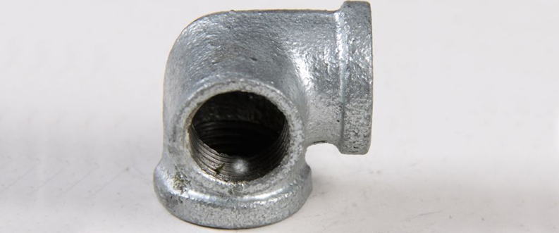 90 Degree Elbow With Side Outlet Galvanized