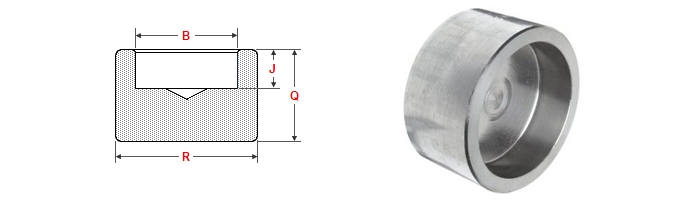 Forged Socket Weld End Cap Dimensions