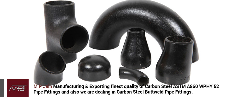 Carbon Steel ASTM A860 WPHY 52 Pipe Fittings