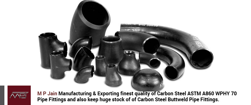 Carbon Steel ASTM A860 WPHY 70 Pipe Fittings